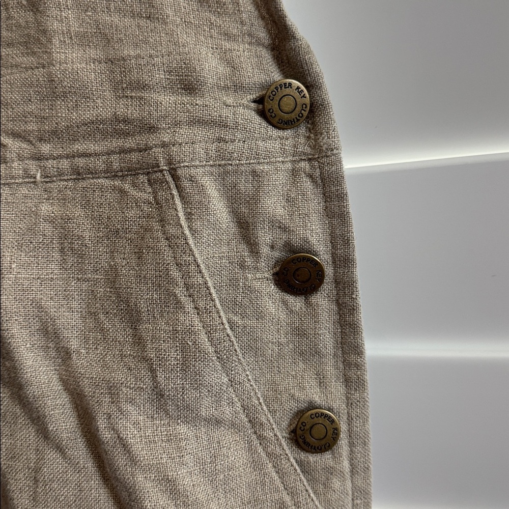 Copper Key linen overalls - Picture 3 of 4